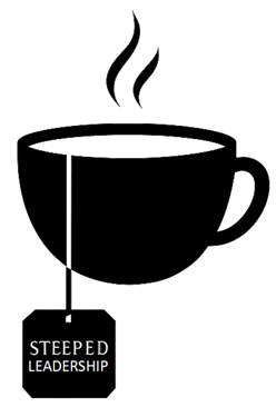 Steeped Leadership Tea Cup Logo